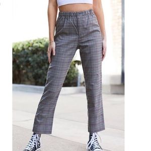 John Galt/ Brandy Melville Plaid Tilden Pants